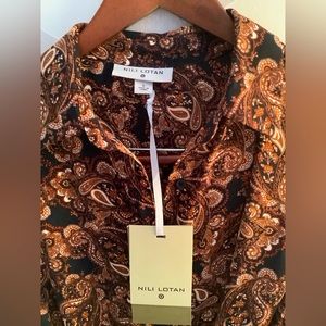 NILI LOTAN for Target Long Sleeve Bohemian Paisley Maxi Dress. Elegant& flowing!